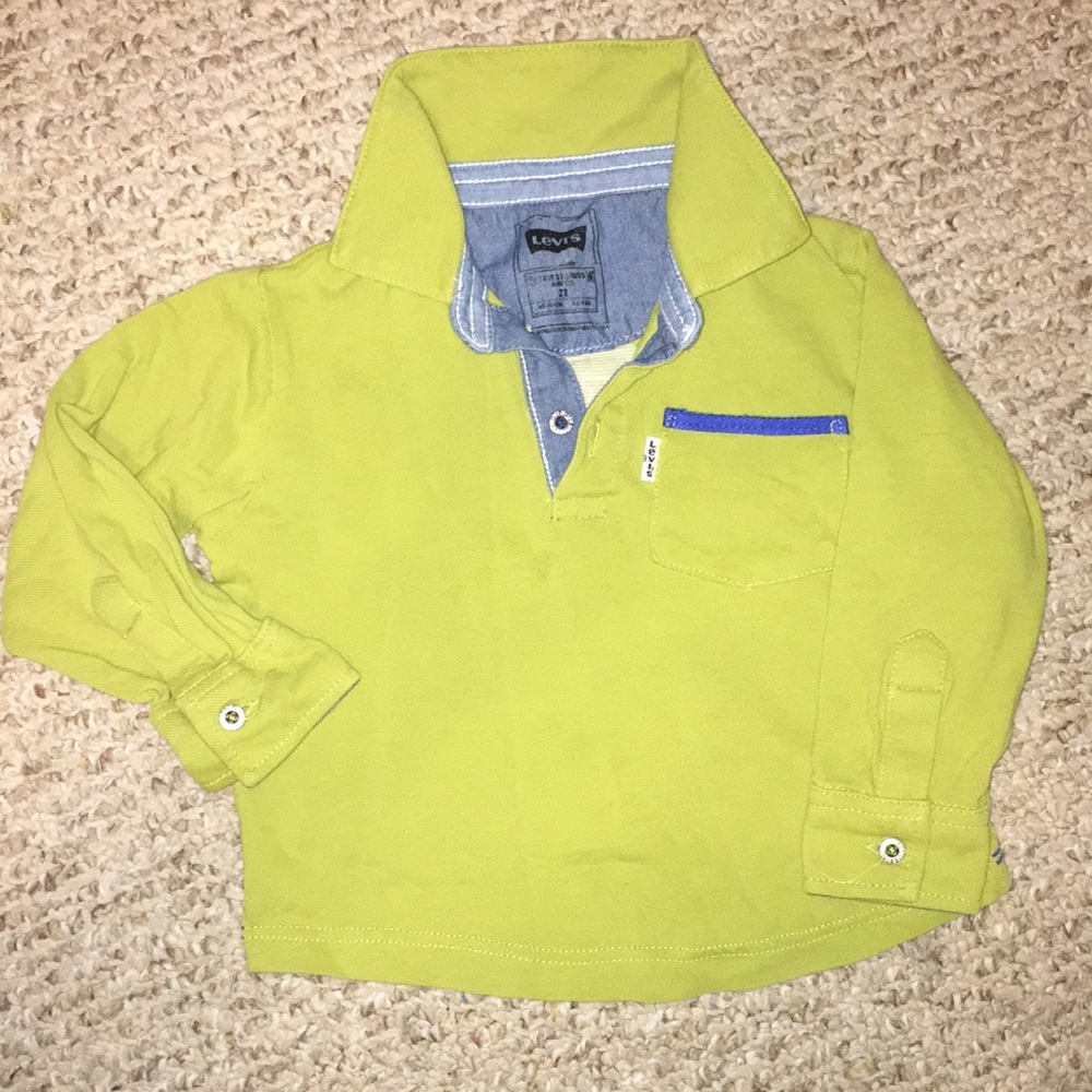 Levi’s collared long sleeve shirt 2t